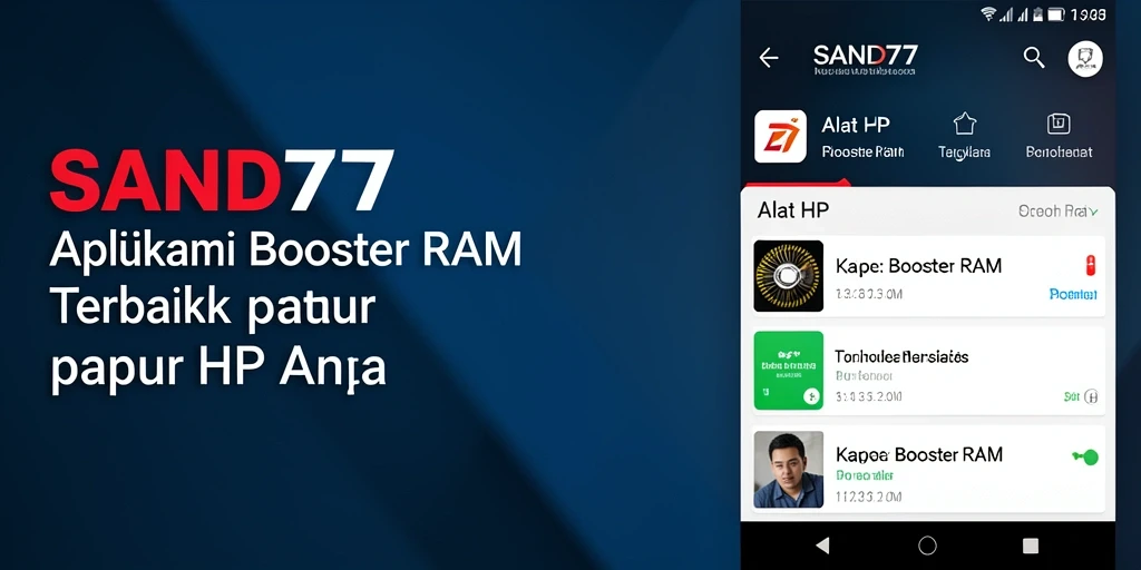 Antarmuka SAND77 yang sederhana dan fungsional untuk Booster RAM.