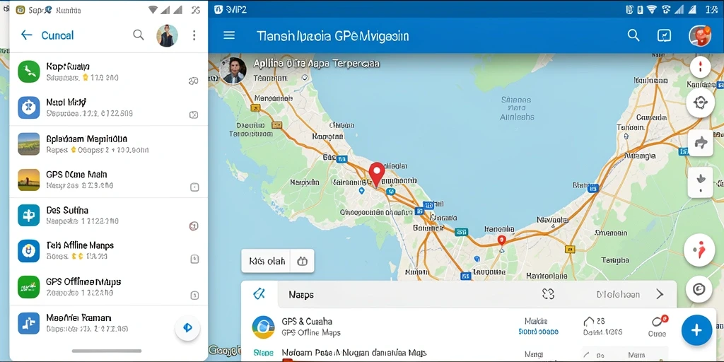 Antarmuka SVIP2 yang sederhana dan fungsional untuk navigasi GPS.