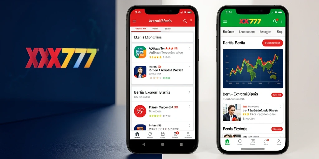 Tampilan antarmuka XXX777 yang modern dan informatif.